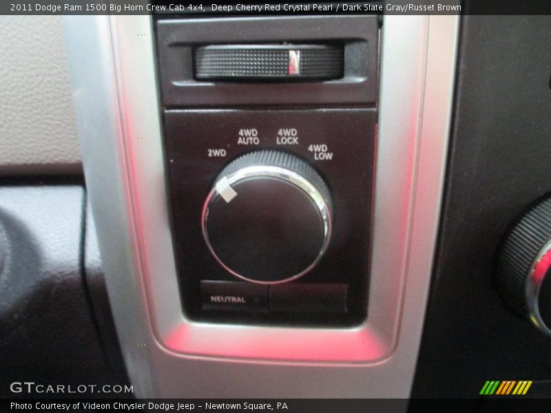 Deep Cherry Red Crystal Pearl / Dark Slate Gray/Russet Brown 2011 Dodge Ram 1500 Big Horn Crew Cab 4x4