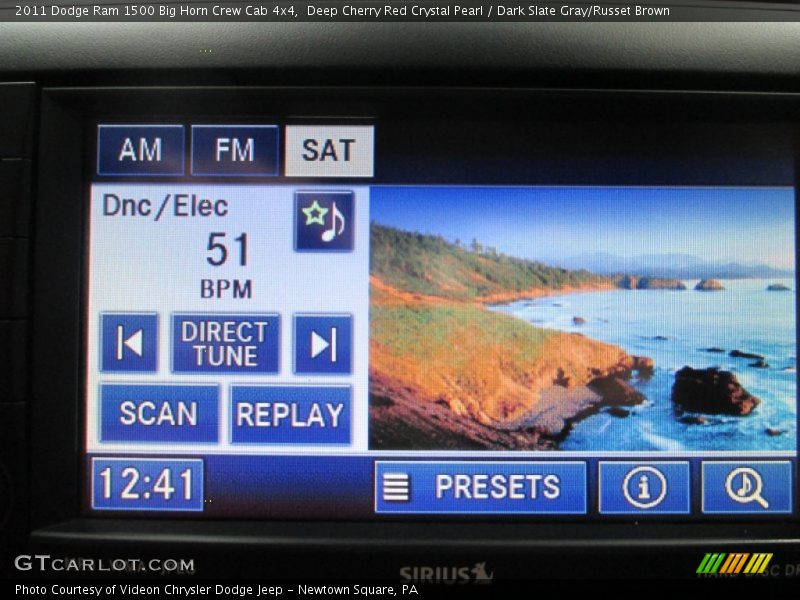Deep Cherry Red Crystal Pearl / Dark Slate Gray/Russet Brown 2011 Dodge Ram 1500 Big Horn Crew Cab 4x4