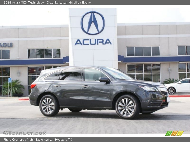 Graphite Luster Metallic / Ebony 2014 Acura MDX Technology