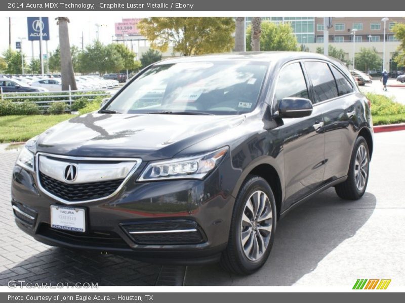 Graphite Luster Metallic / Ebony 2014 Acura MDX Technology