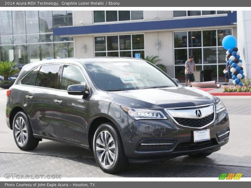 Graphite Luster Metallic / Ebony 2014 Acura MDX Technology