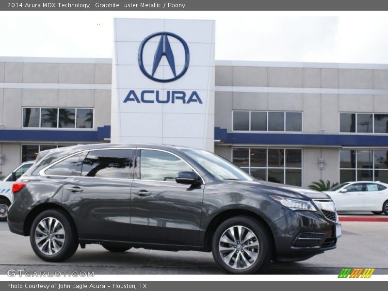 Graphite Luster Metallic / Ebony 2014 Acura MDX Technology