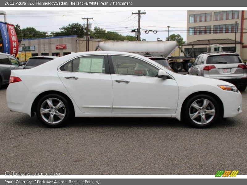 Bellanova White Pearl / Parchment 2012 Acura TSX Technology Sedan