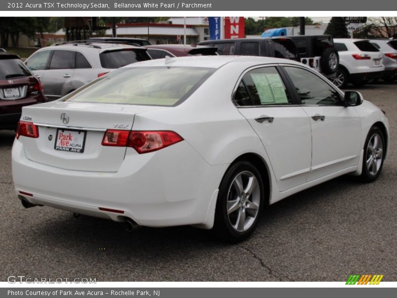 Bellanova White Pearl / Parchment 2012 Acura TSX Technology Sedan