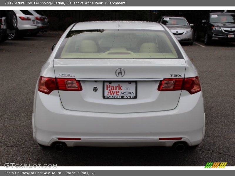 Bellanova White Pearl / Parchment 2012 Acura TSX Technology Sedan