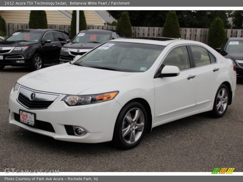 Bellanova White Pearl / Parchment 2012 Acura TSX Technology Sedan