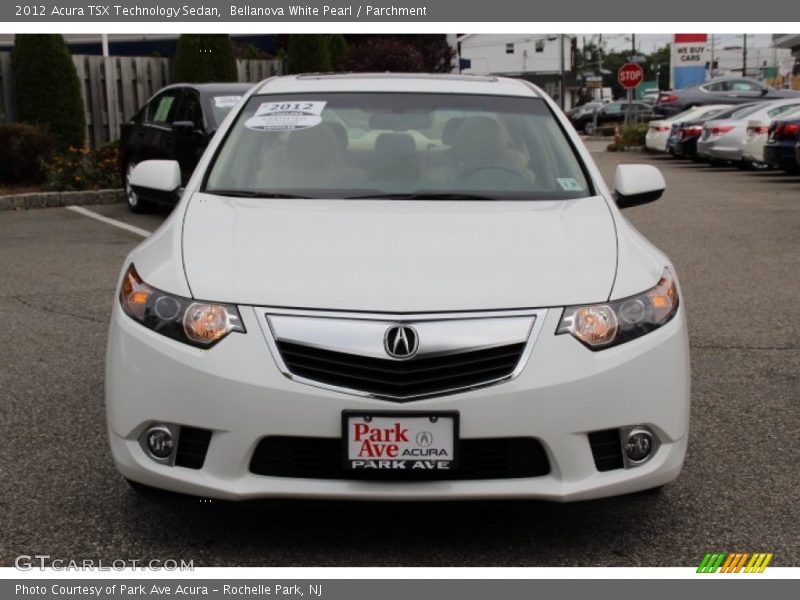 Bellanova White Pearl / Parchment 2012 Acura TSX Technology Sedan