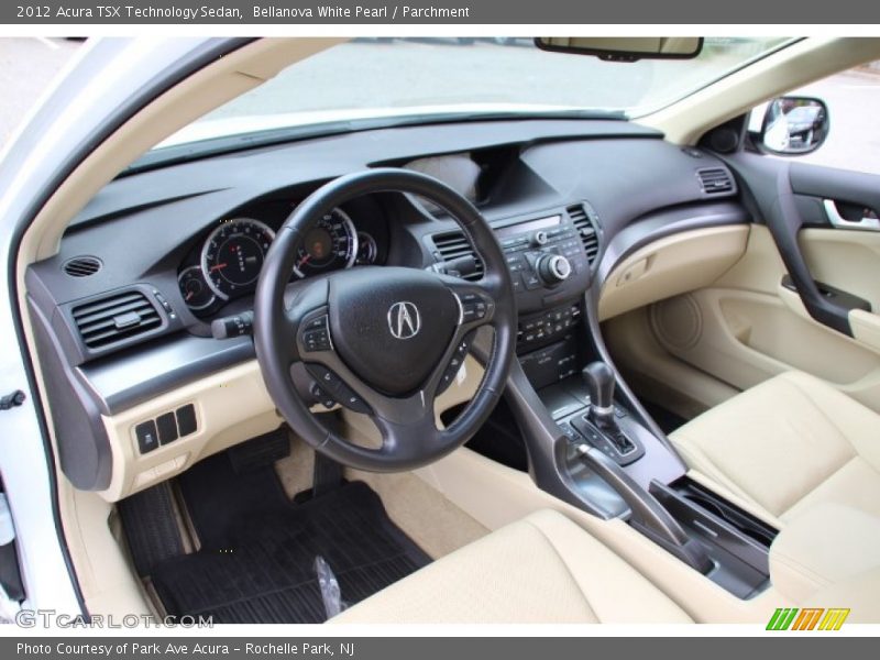 Bellanova White Pearl / Parchment 2012 Acura TSX Technology Sedan