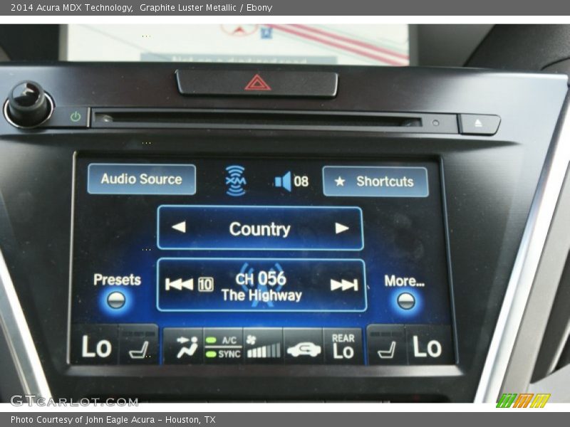 Graphite Luster Metallic / Ebony 2014 Acura MDX Technology