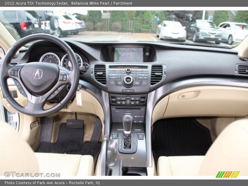 Bellanova White Pearl / Parchment 2012 Acura TSX Technology Sedan