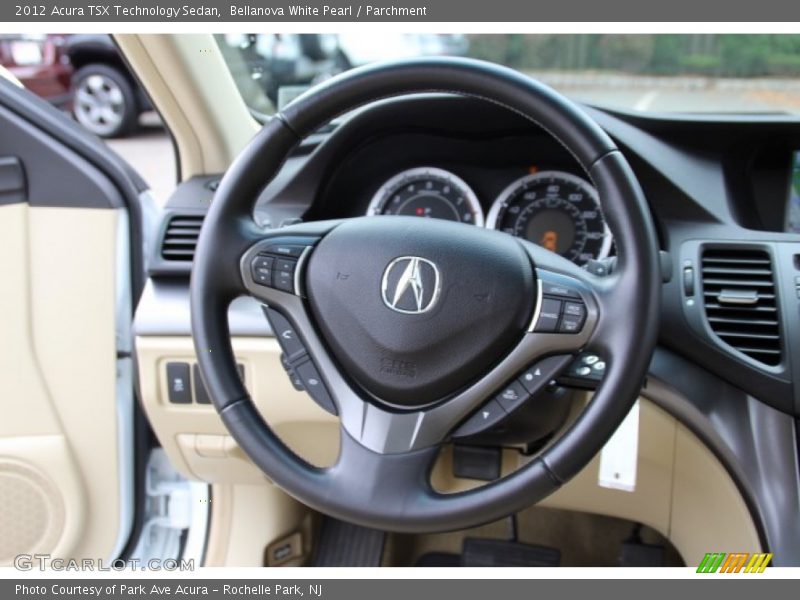 Bellanova White Pearl / Parchment 2012 Acura TSX Technology Sedan