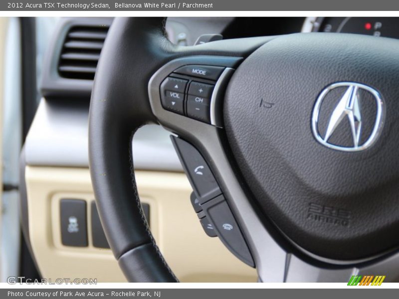 Bellanova White Pearl / Parchment 2012 Acura TSX Technology Sedan