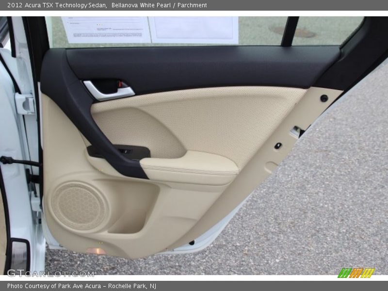 Bellanova White Pearl / Parchment 2012 Acura TSX Technology Sedan