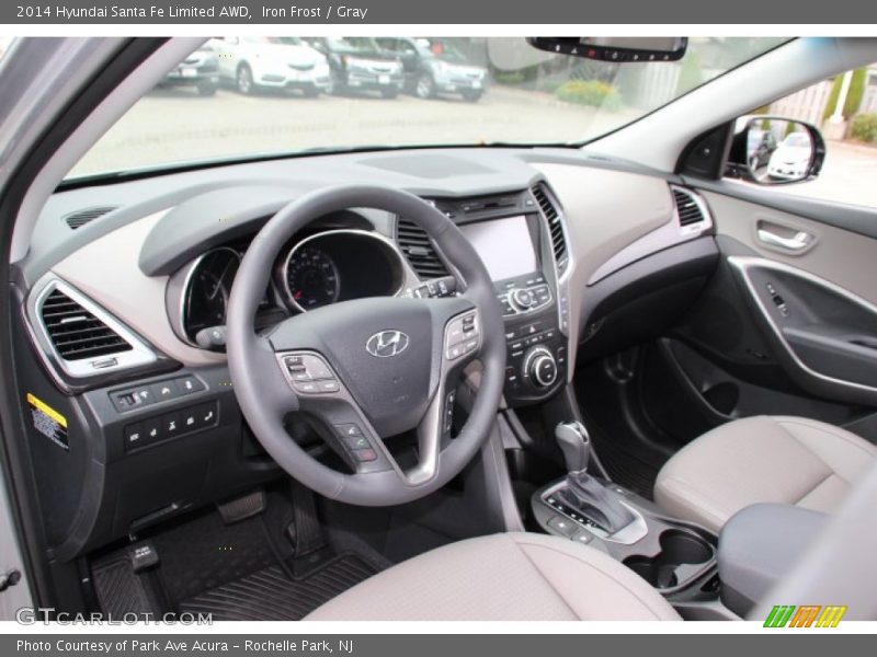 Gray Interior - 2014 Santa Fe Limited AWD 