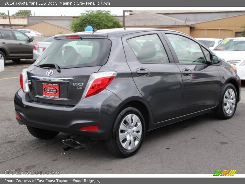Magnetic Gray Metallic / Ash 2014 Toyota Yaris LE 5 Door