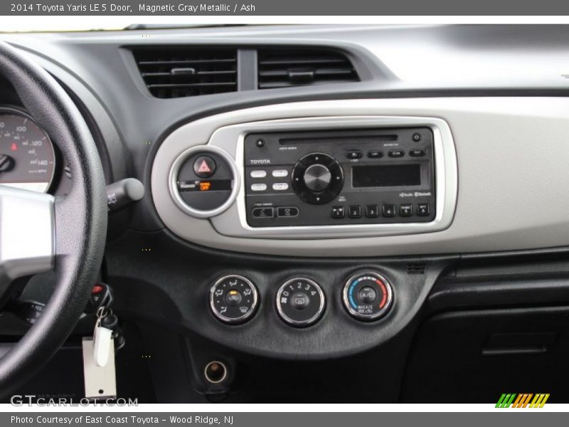 Controls of 2014 Yaris LE 5 Door
