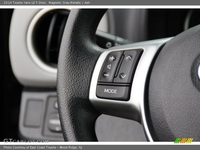 Controls of 2014 Yaris LE 5 Door