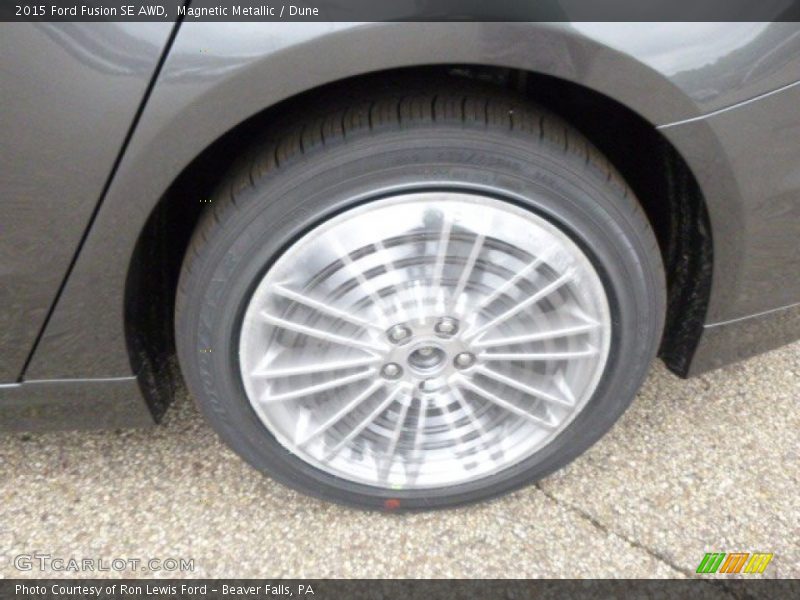 Magnetic Metallic / Dune 2015 Ford Fusion SE AWD