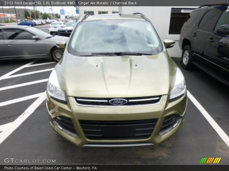 Ginger Ale Metallic / Charcoal Black 2013 Ford Escape SEL 1.6L EcoBoost 4WD