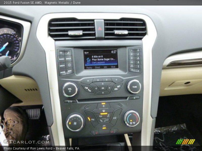 Magnetic Metallic / Dune 2015 Ford Fusion SE AWD