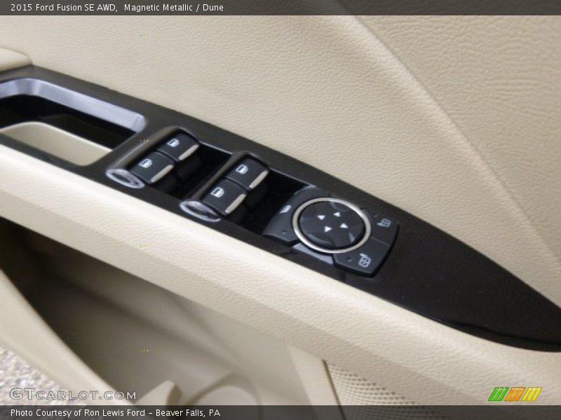 Magnetic Metallic / Dune 2015 Ford Fusion SE AWD