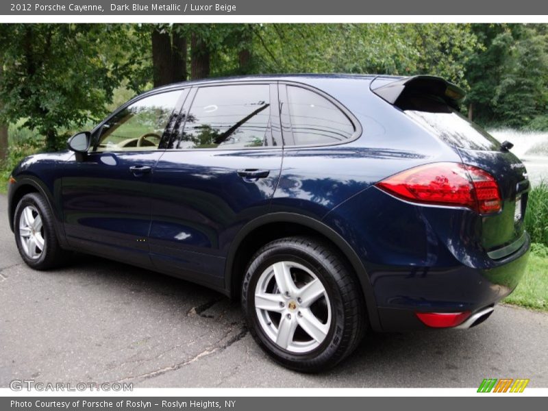 Dark Blue Metallic / Luxor Beige 2012 Porsche Cayenne