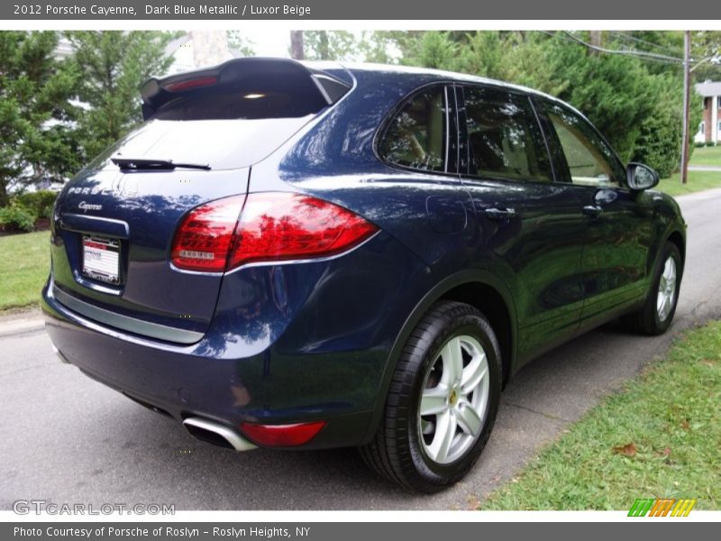 Dark Blue Metallic / Luxor Beige 2012 Porsche Cayenne