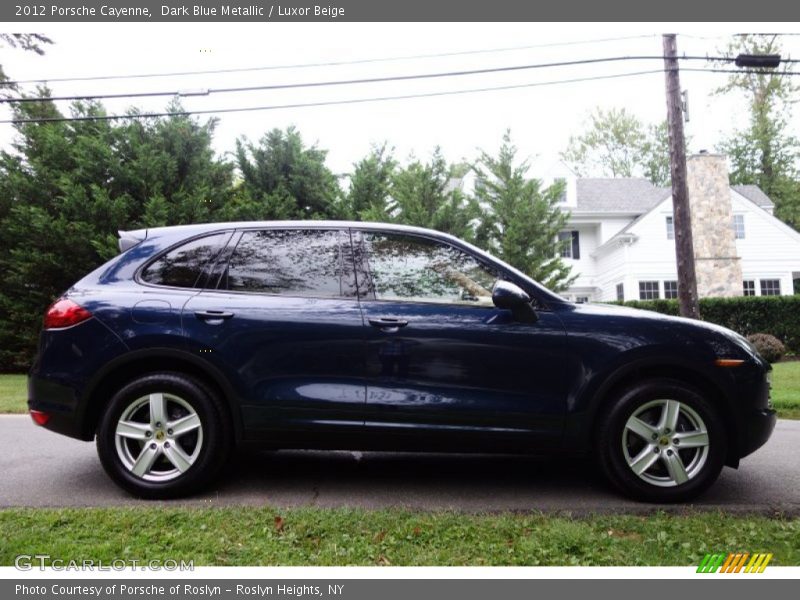 Dark Blue Metallic / Luxor Beige 2012 Porsche Cayenne