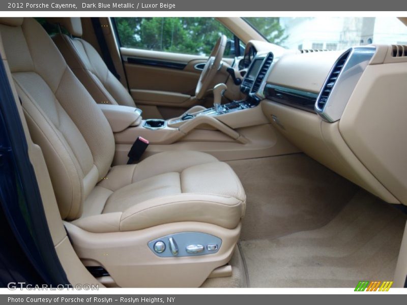 Dark Blue Metallic / Luxor Beige 2012 Porsche Cayenne
