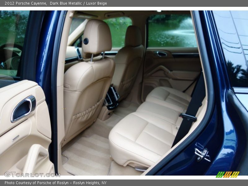 Dark Blue Metallic / Luxor Beige 2012 Porsche Cayenne