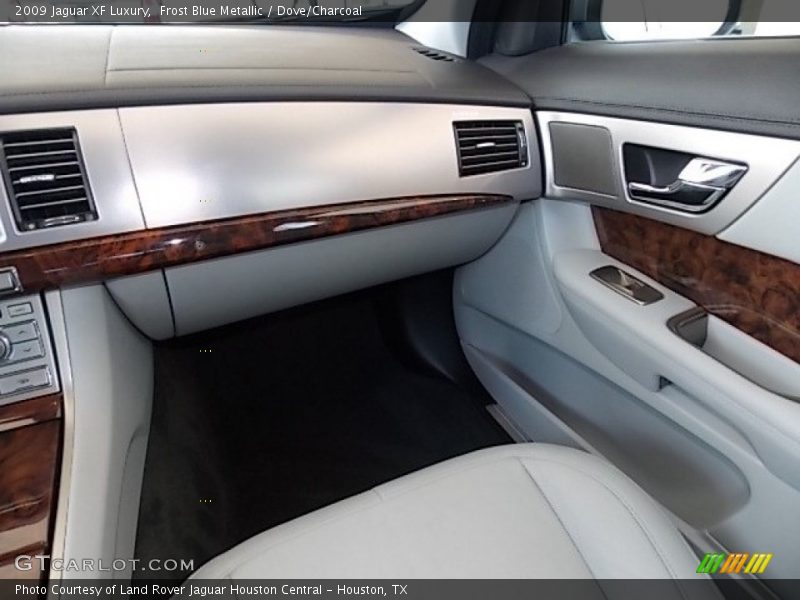 Frost Blue Metallic / Dove/Charcoal 2009 Jaguar XF Luxury