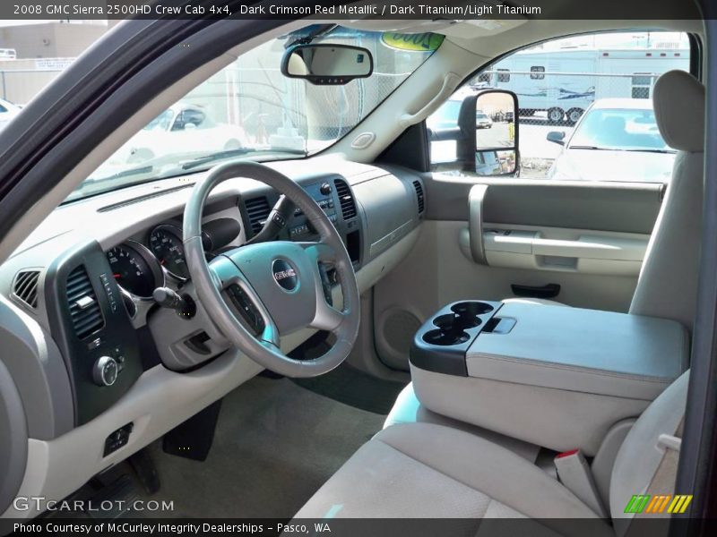 Dark Crimson Red Metallic / Dark Titanium/Light Titanium 2008 GMC Sierra 2500HD Crew Cab 4x4