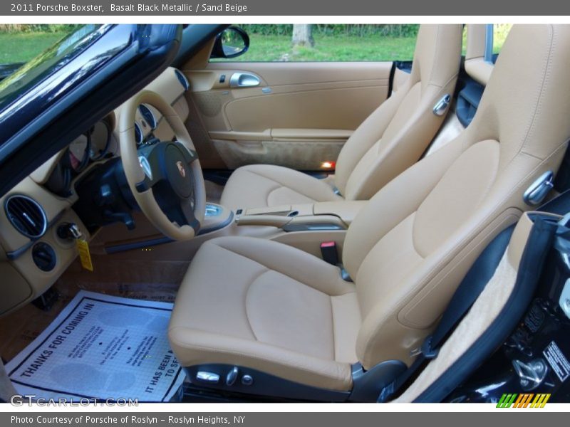 Basalt Black Metallic / Sand Beige 2011 Porsche Boxster