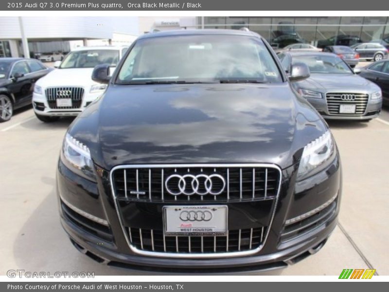 Orca Black Metallic / Black 2015 Audi Q7 3.0 Premium Plus quattro