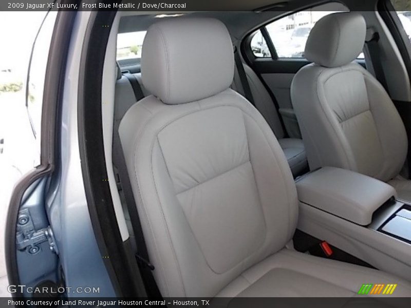Frost Blue Metallic / Dove/Charcoal 2009 Jaguar XF Luxury