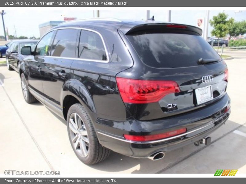 Orca Black Metallic / Black 2015 Audi Q7 3.0 Premium Plus quattro