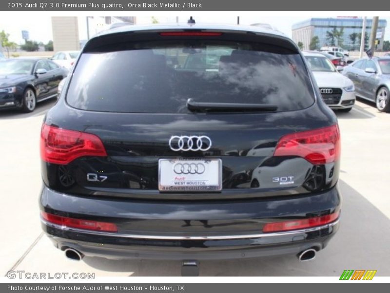 Orca Black Metallic / Black 2015 Audi Q7 3.0 Premium Plus quattro
