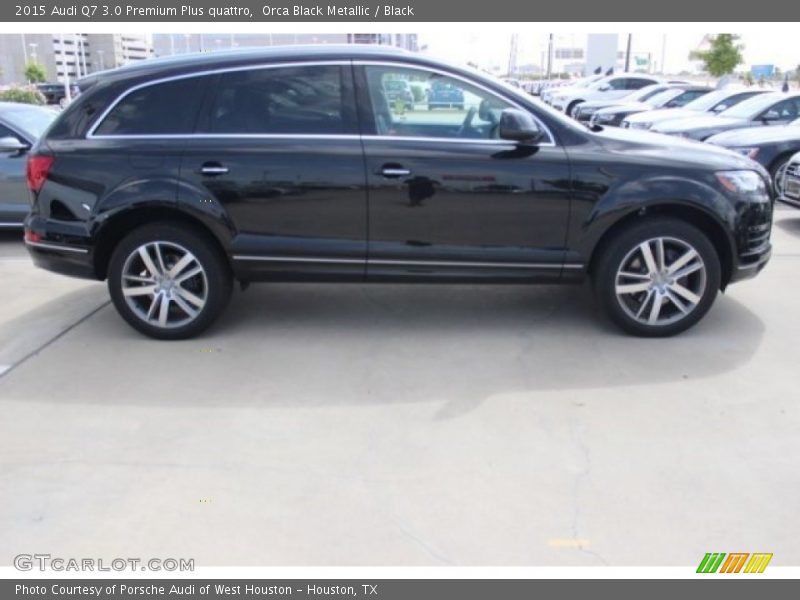 Orca Black Metallic / Black 2015 Audi Q7 3.0 Premium Plus quattro