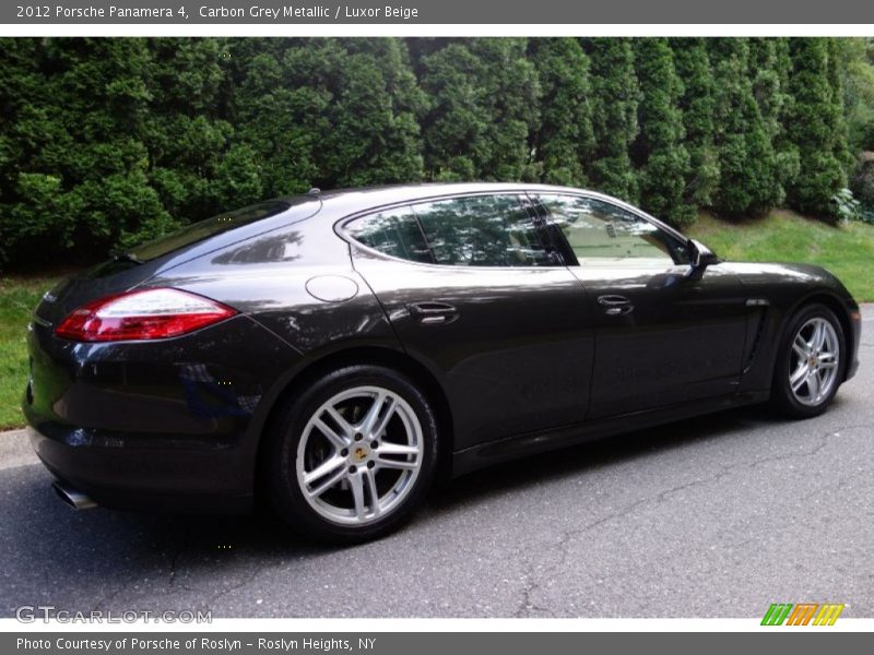 Carbon Grey Metallic / Luxor Beige 2012 Porsche Panamera 4