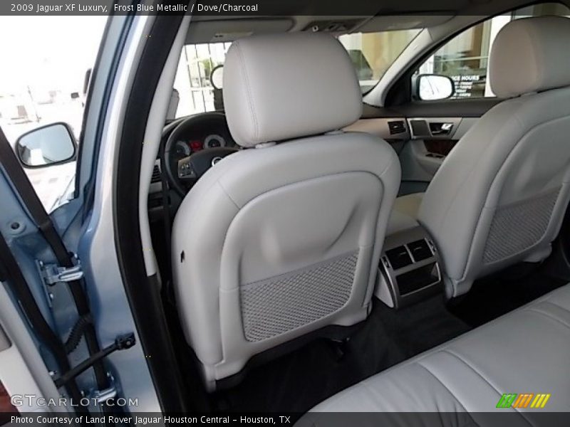 Frost Blue Metallic / Dove/Charcoal 2009 Jaguar XF Luxury