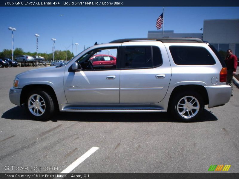 Liquid Silver Metallic / Ebony Black 2006 GMC Envoy XL Denali 4x4