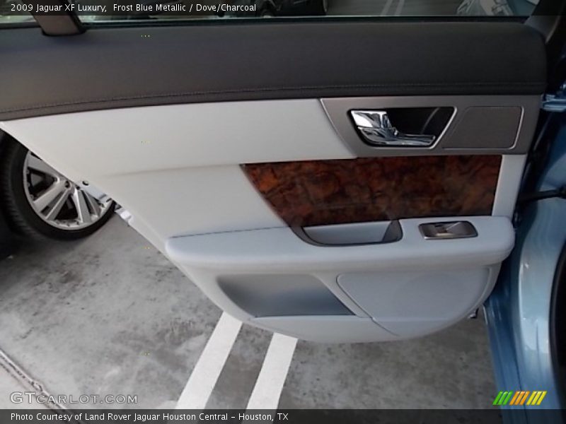 Frost Blue Metallic / Dove/Charcoal 2009 Jaguar XF Luxury