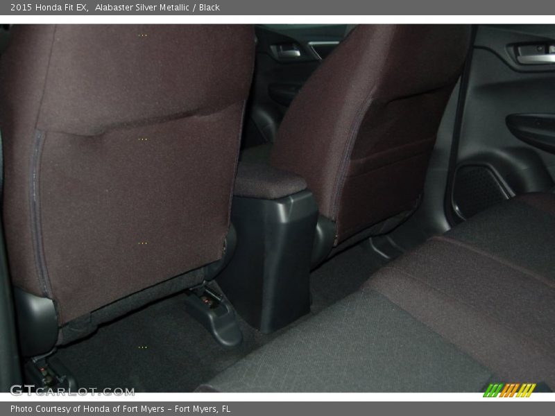 Alabaster Silver Metallic / Black 2015 Honda Fit EX