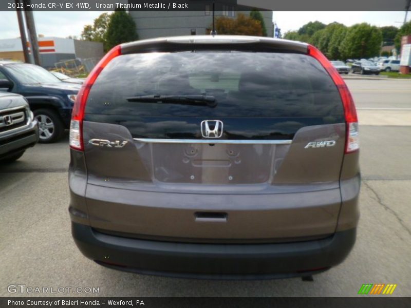 Urban Titanium Metallic / Black 2012 Honda CR-V EX 4WD