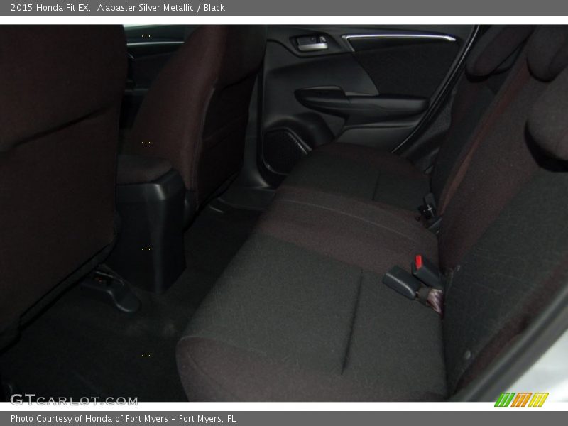 Alabaster Silver Metallic / Black 2015 Honda Fit EX