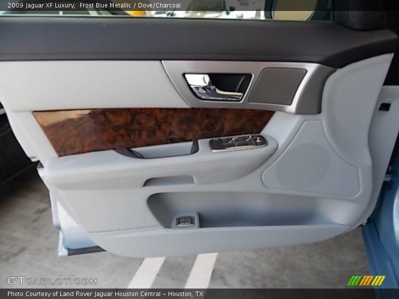 Frost Blue Metallic / Dove/Charcoal 2009 Jaguar XF Luxury