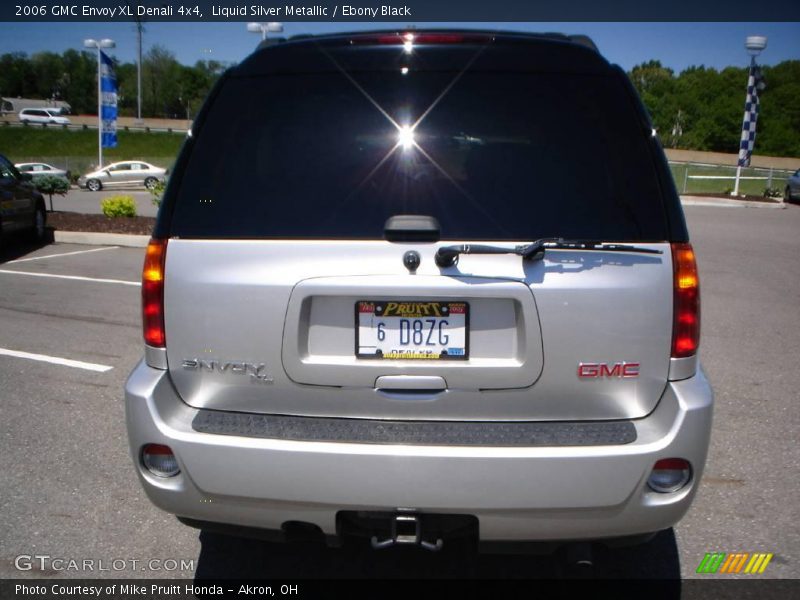 Liquid Silver Metallic / Ebony Black 2006 GMC Envoy XL Denali 4x4
