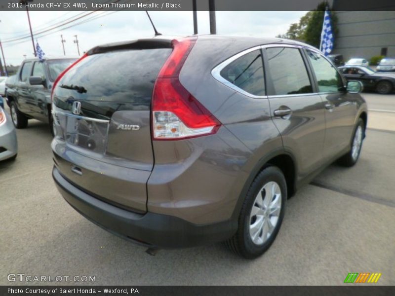 Urban Titanium Metallic / Black 2012 Honda CR-V EX 4WD