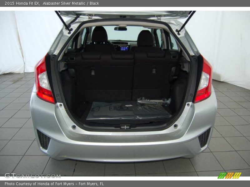 Alabaster Silver Metallic / Black 2015 Honda Fit EX