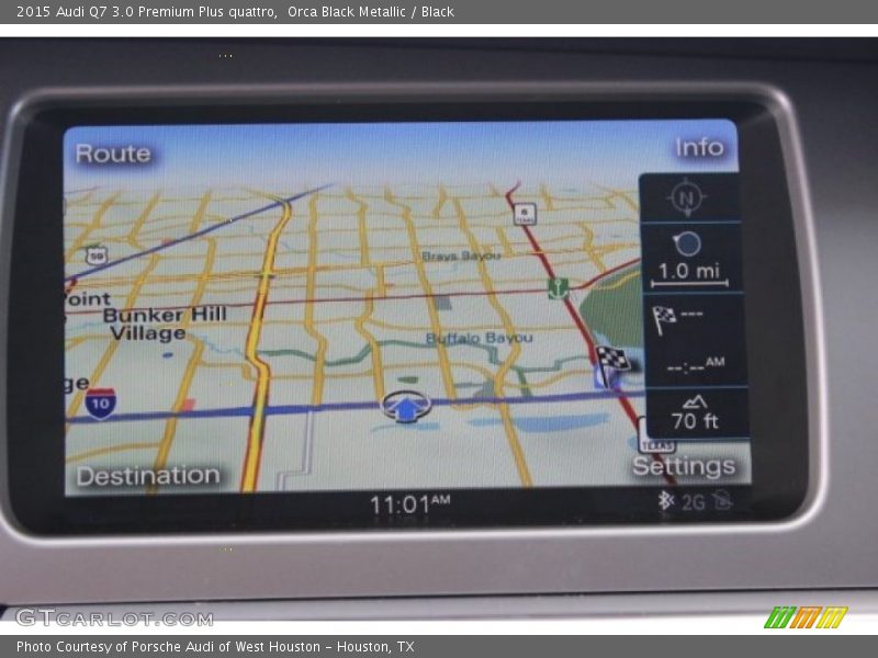 Navigation of 2015 Q7 3.0 Premium Plus quattro